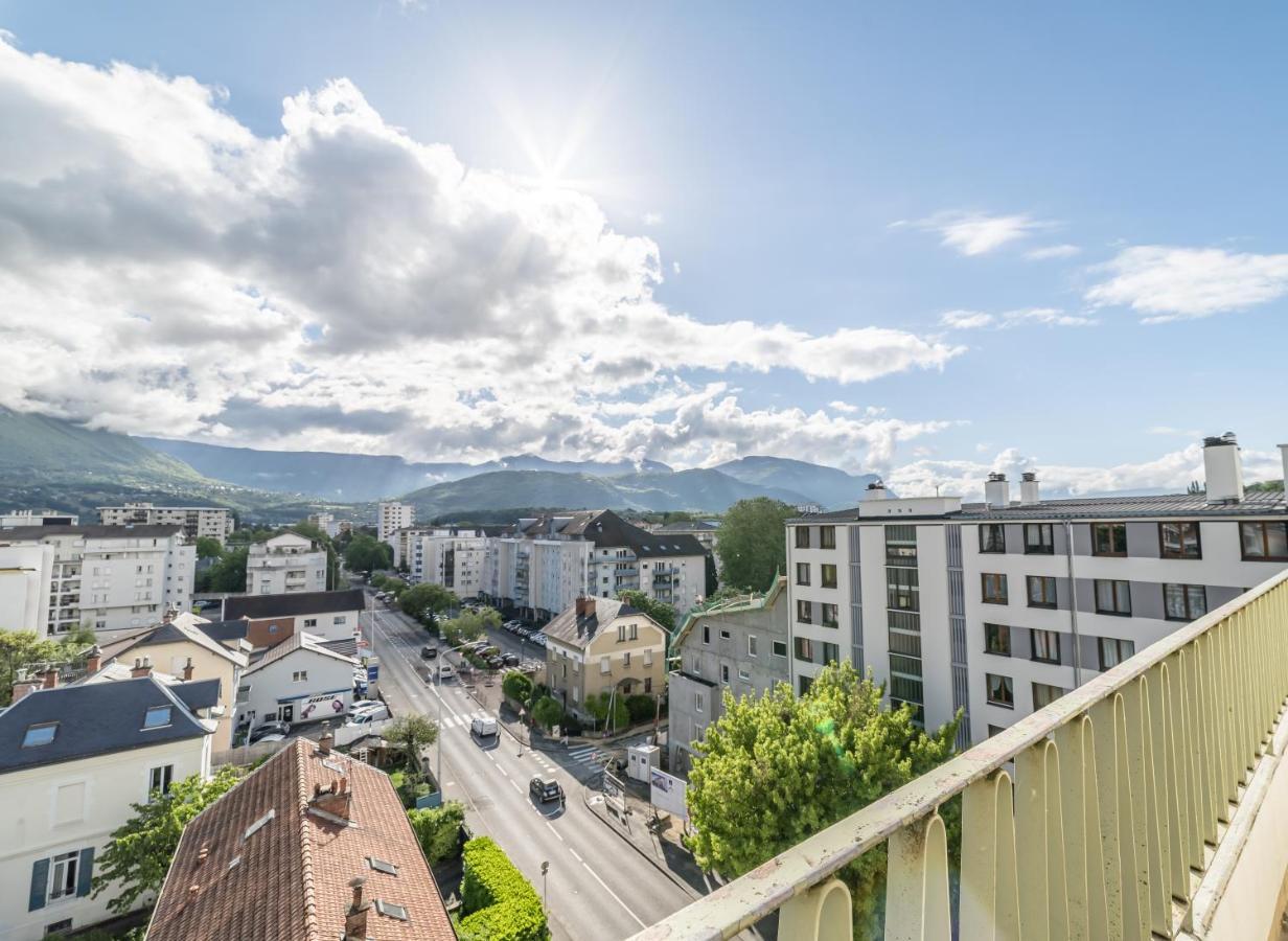 Ferienwohnung Vue Sensationnelle - Wifi Fibre - Arrivee Autonome Chambéry Exterior foto
