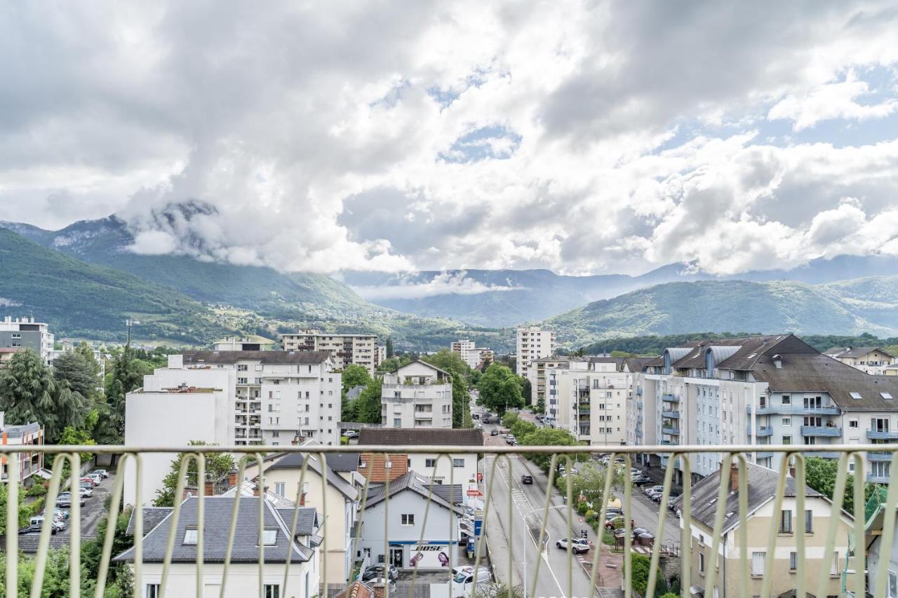 Ferienwohnung Vue Sensationnelle - Wifi Fibre - Arrivee Autonome Chambéry Exterior foto